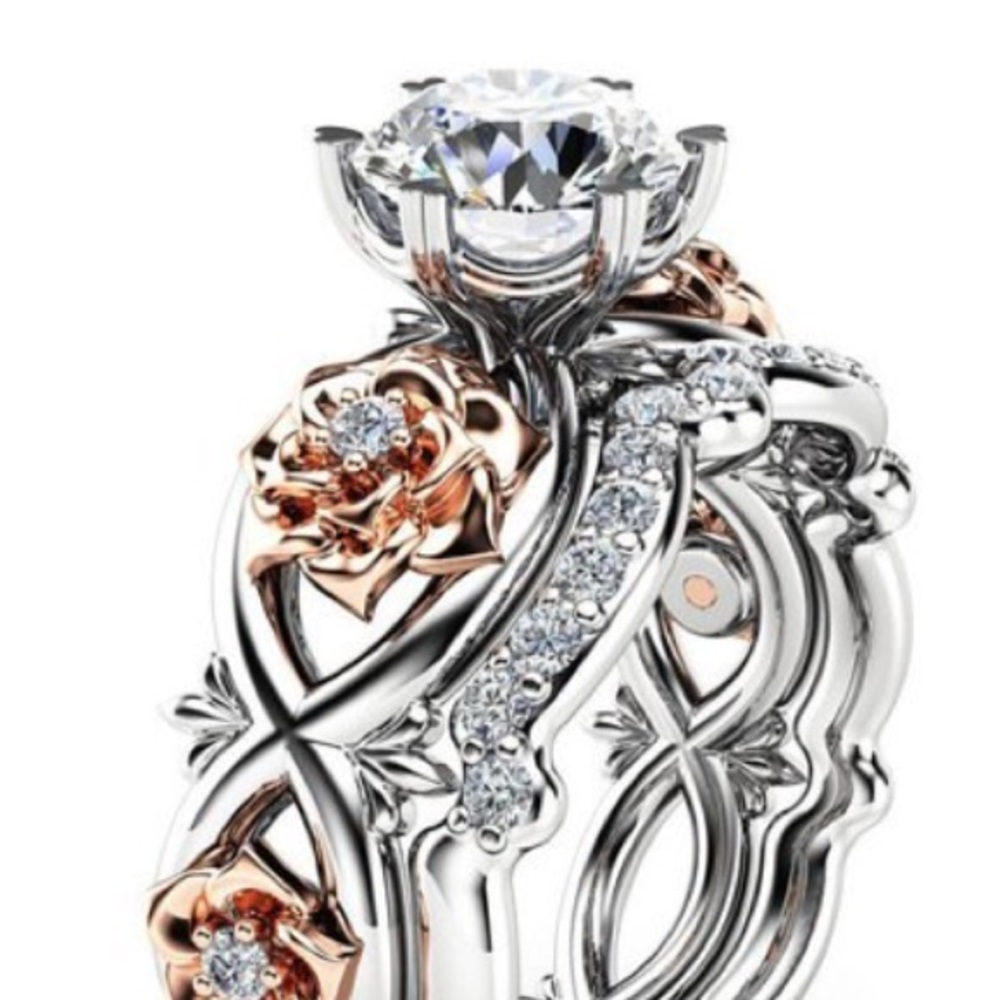 Unique floral wedding set